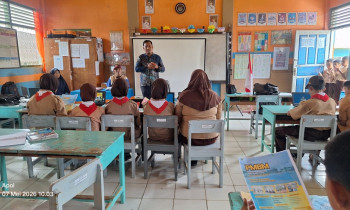 sosialisasi PMBM di SD 77 Balantieng