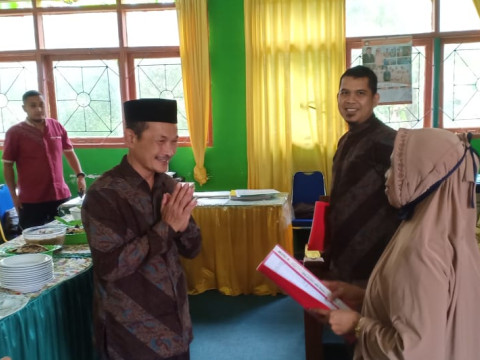 Penyambutan Guru Baru dan Serah Terima Jabatan Wakama