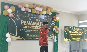 Siswa Kelas IX MTsN 2 Sinjai Resmi Ditamatkan, Kepala Madrasah Berikan 3 Pesan Penting