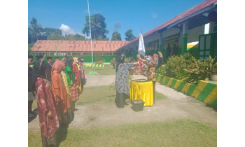 Pengukuhan dan Pelantikan Pengurus OSIM MTsN 2 Sinjai Periode 2021-2022