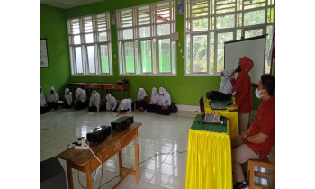 Tim Puskesmas Biji Nangka Blusukan di MTsN 2 Sinjai 